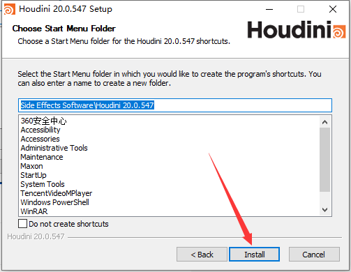 SideFX Houdini FX v20 安装教程