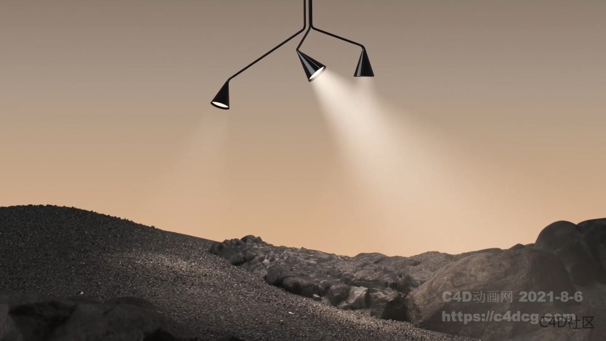 某品牌的吊灯灯饰宣传动画