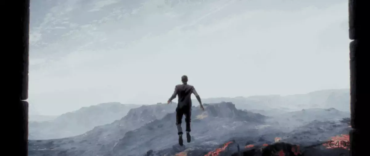 极富有空间设计感的动画-自由、面具之后