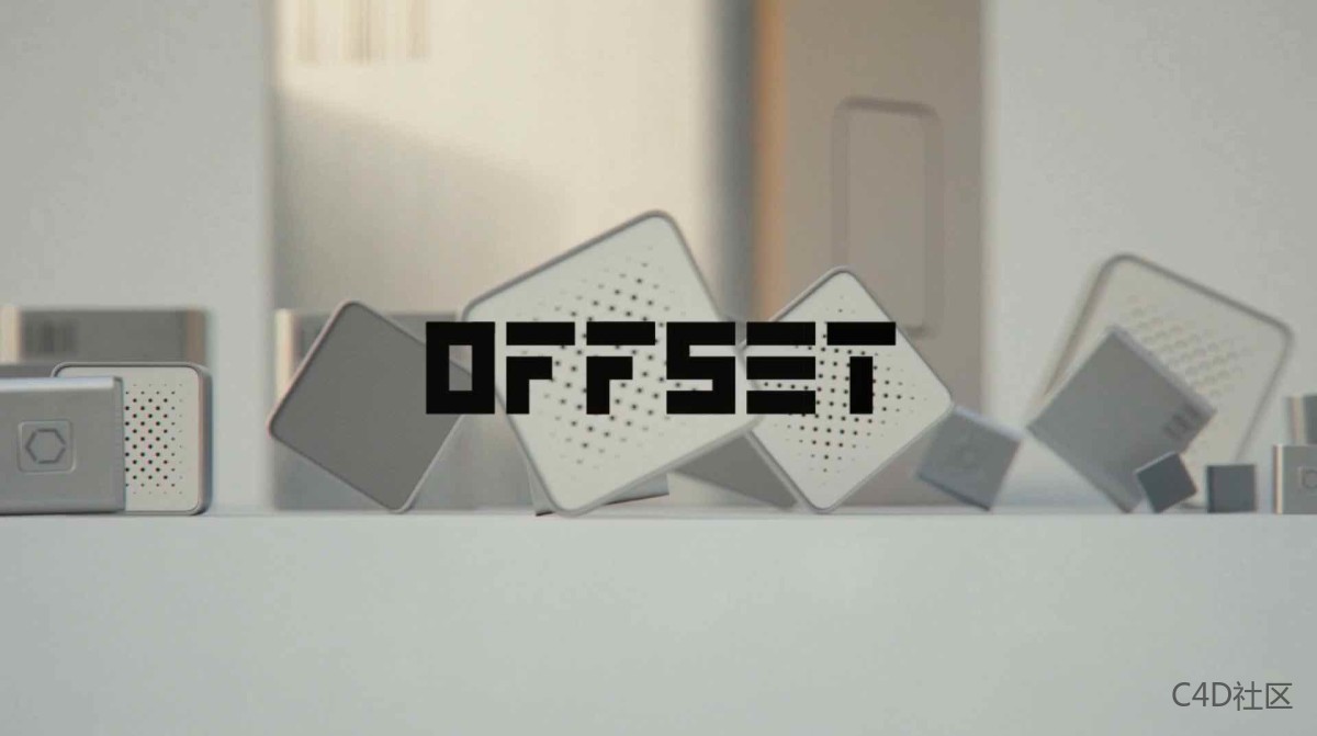 Offset Effector Fro Cinema 4D 延迟动画插件汉化版