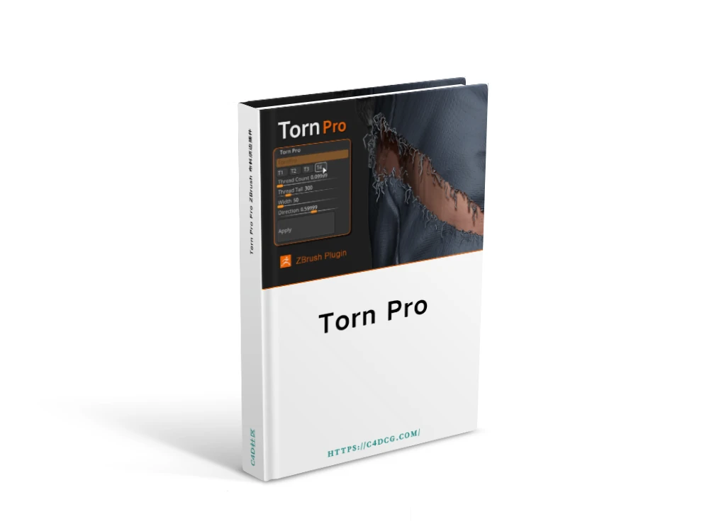 Torn Pro Fro ZBrush 布料须边插件