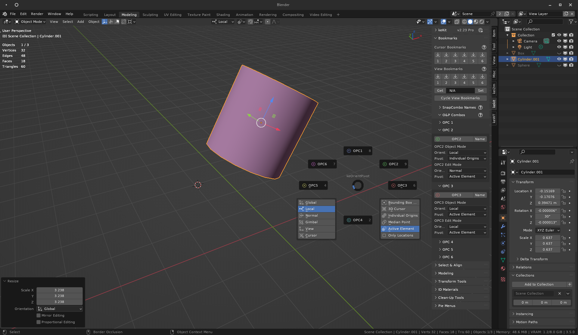 Kekit Pro V3.45 fro Blender 脚本小功能工具插件