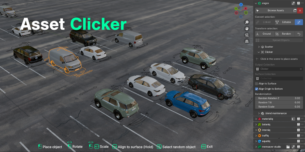 Engon v1.5.1 for blender 资产文件即时搜索插件