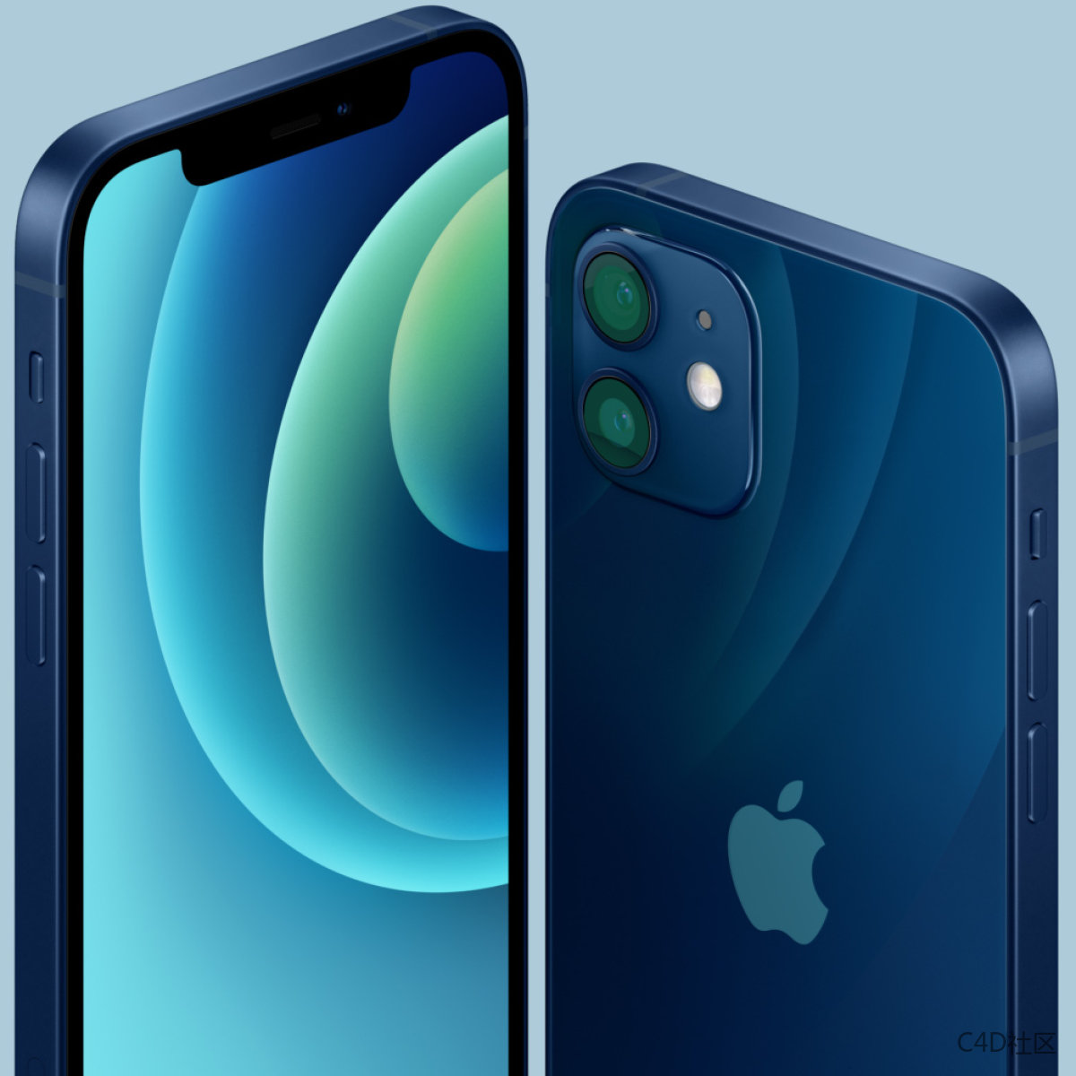 iPhone 12官方产品渲染静帧-每一张都是精品