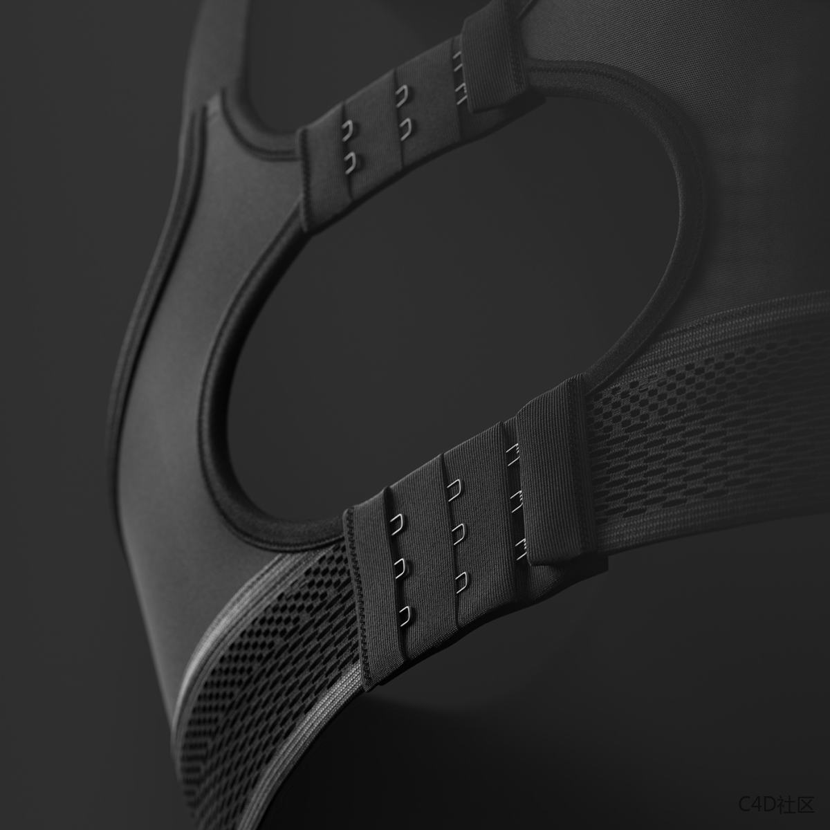 耐克UltraBreathe运动文胸的超高分辨率资源创造-3D动态作品