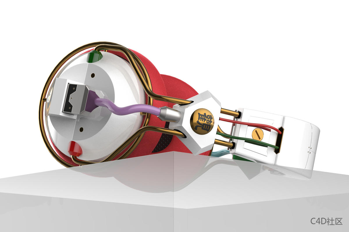 纪念动漫电影《攻壳机动队2：无知》而设计的耳机-工业设计-Jeff Shen