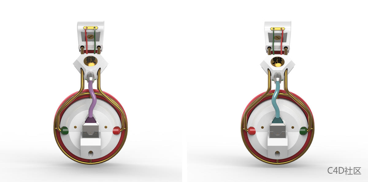 纪念动漫电影《攻壳机动队2：无知》而设计的耳机-工业设计-Jeff Shen