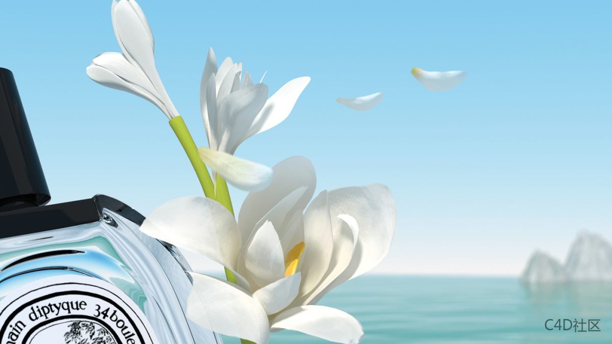 Diptyque展示C4D动画-Kyunghee Kang