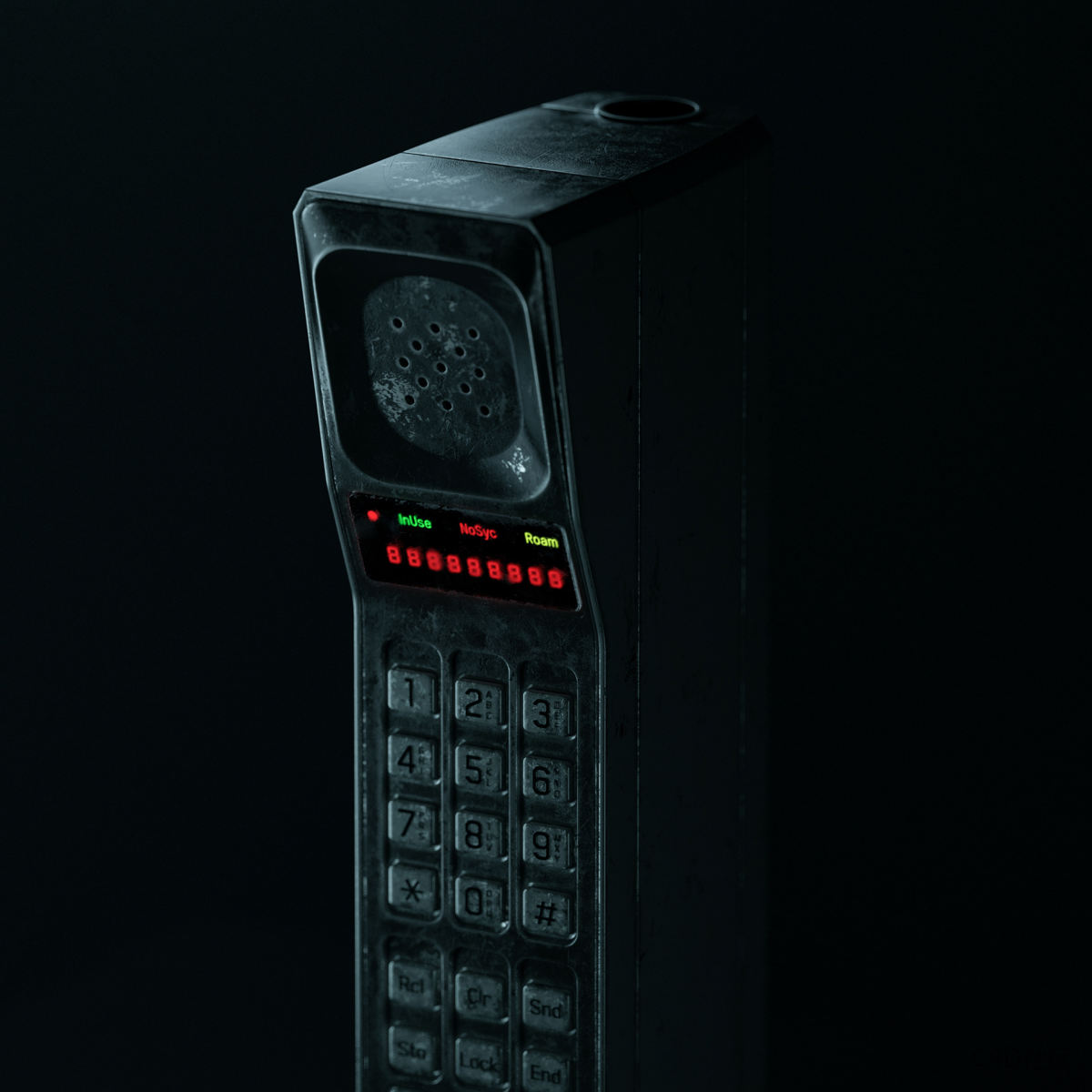 C4D做旧大哥大汽车图赏-Sesshu Abe