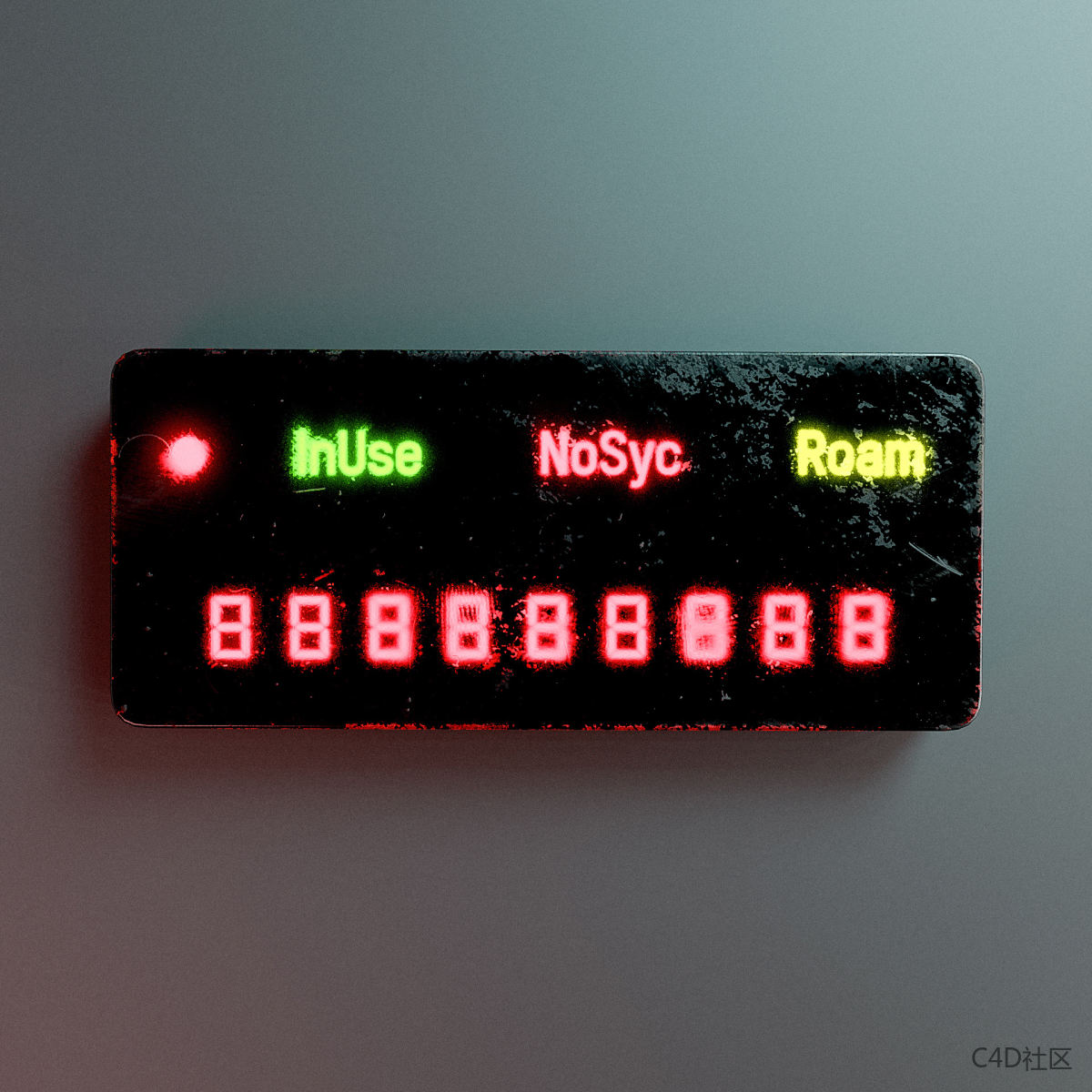 C4D做旧大哥大汽车图赏-Sesshu Abe