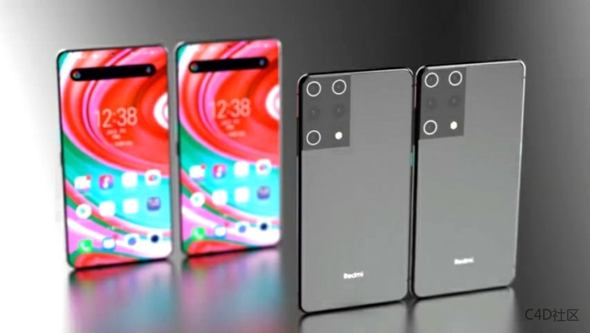 Redmi A4渲染视频：挖孔屏、机身很薄、相机很帅