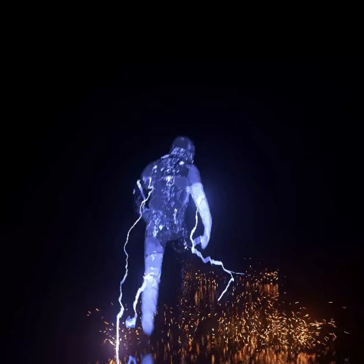 CG角色动画-发光的人物跳舞动画