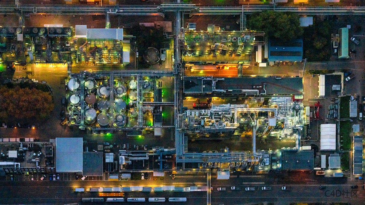 化学区域航空照