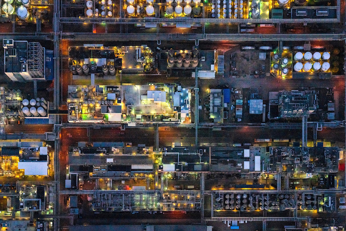 化学区域航空照