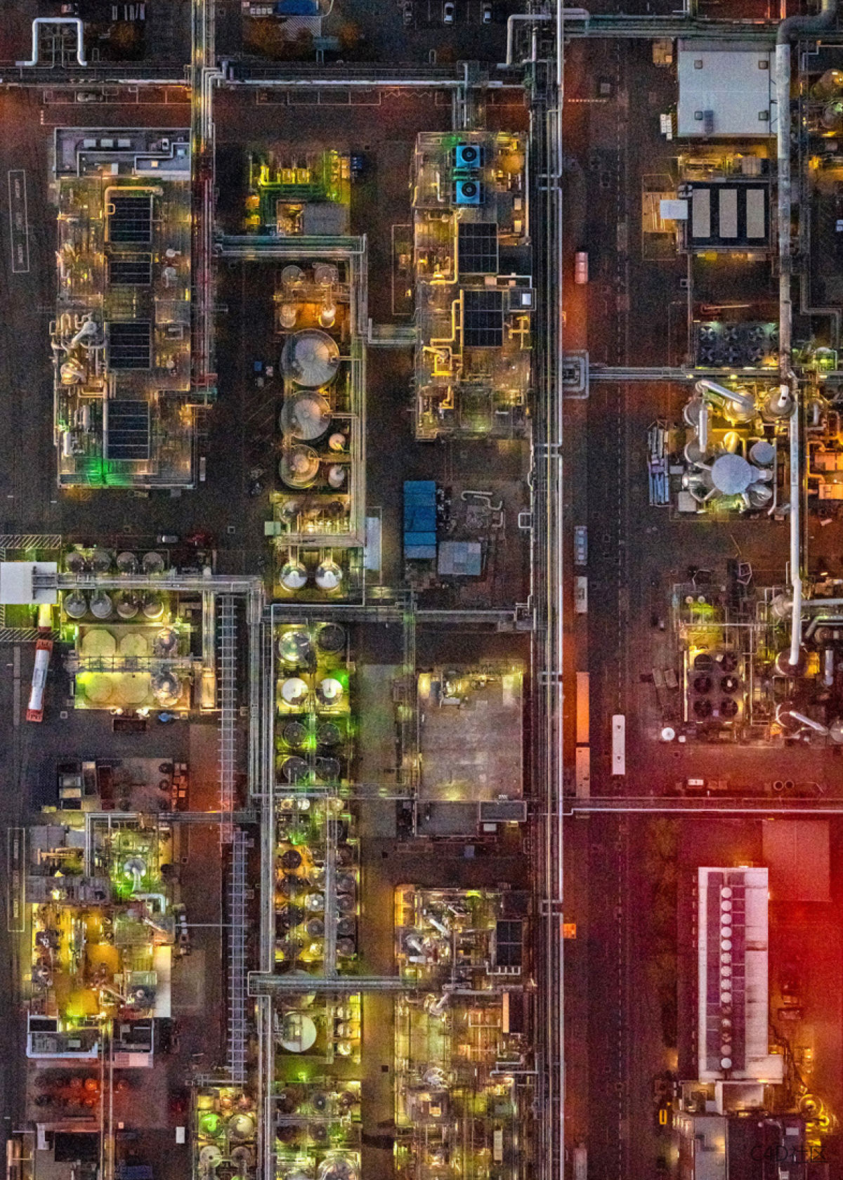 化学区域航空照