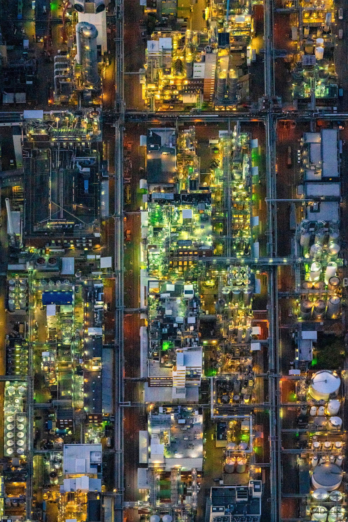 化学区域航空照