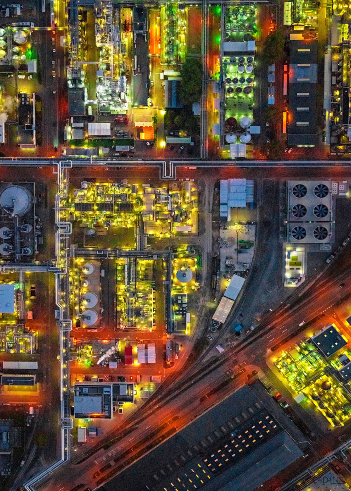 化学区域航空照