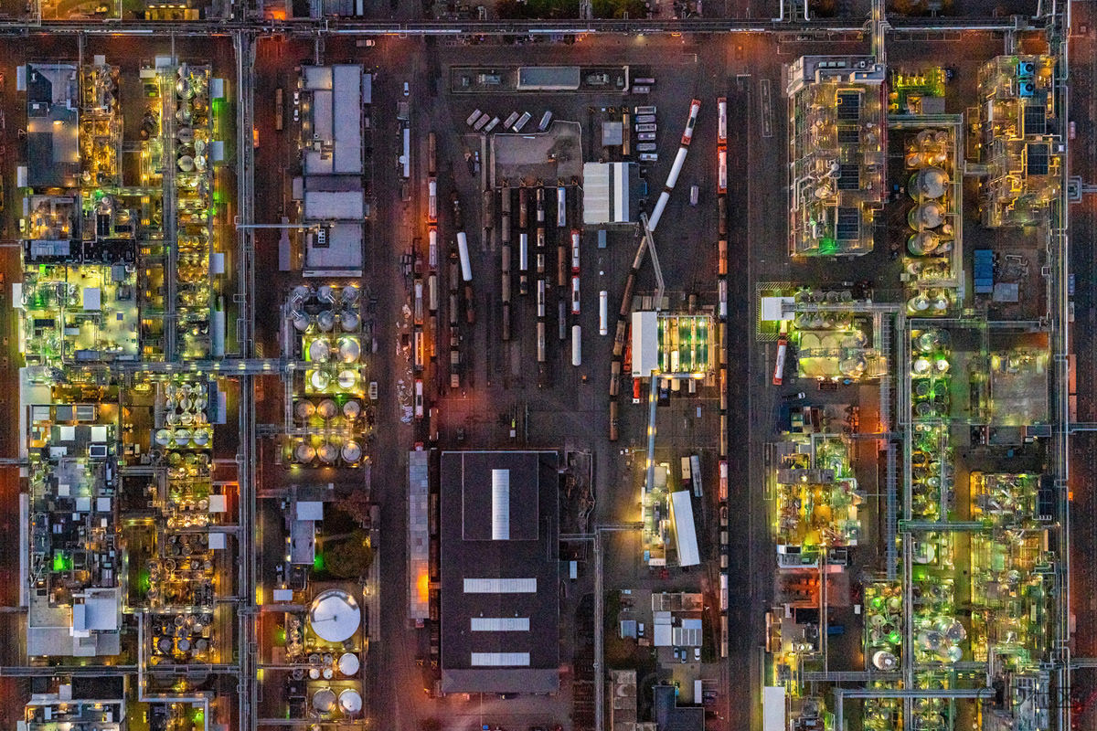 化学区域航空照