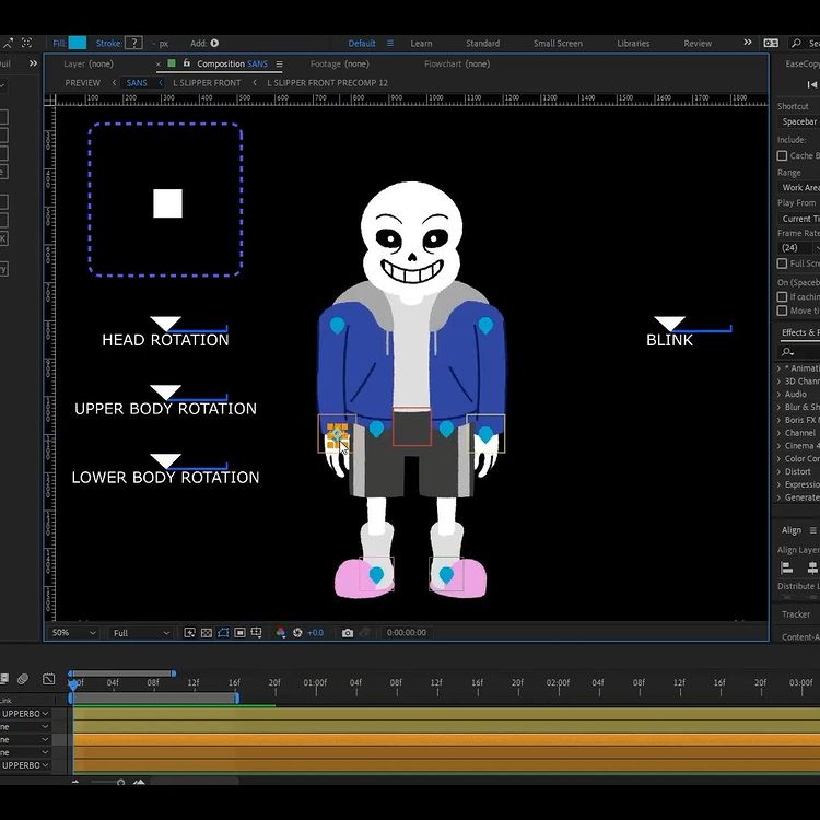 Limber v2.0.6 fro After Effects 二维人物角色骨骼IK绑定脚本