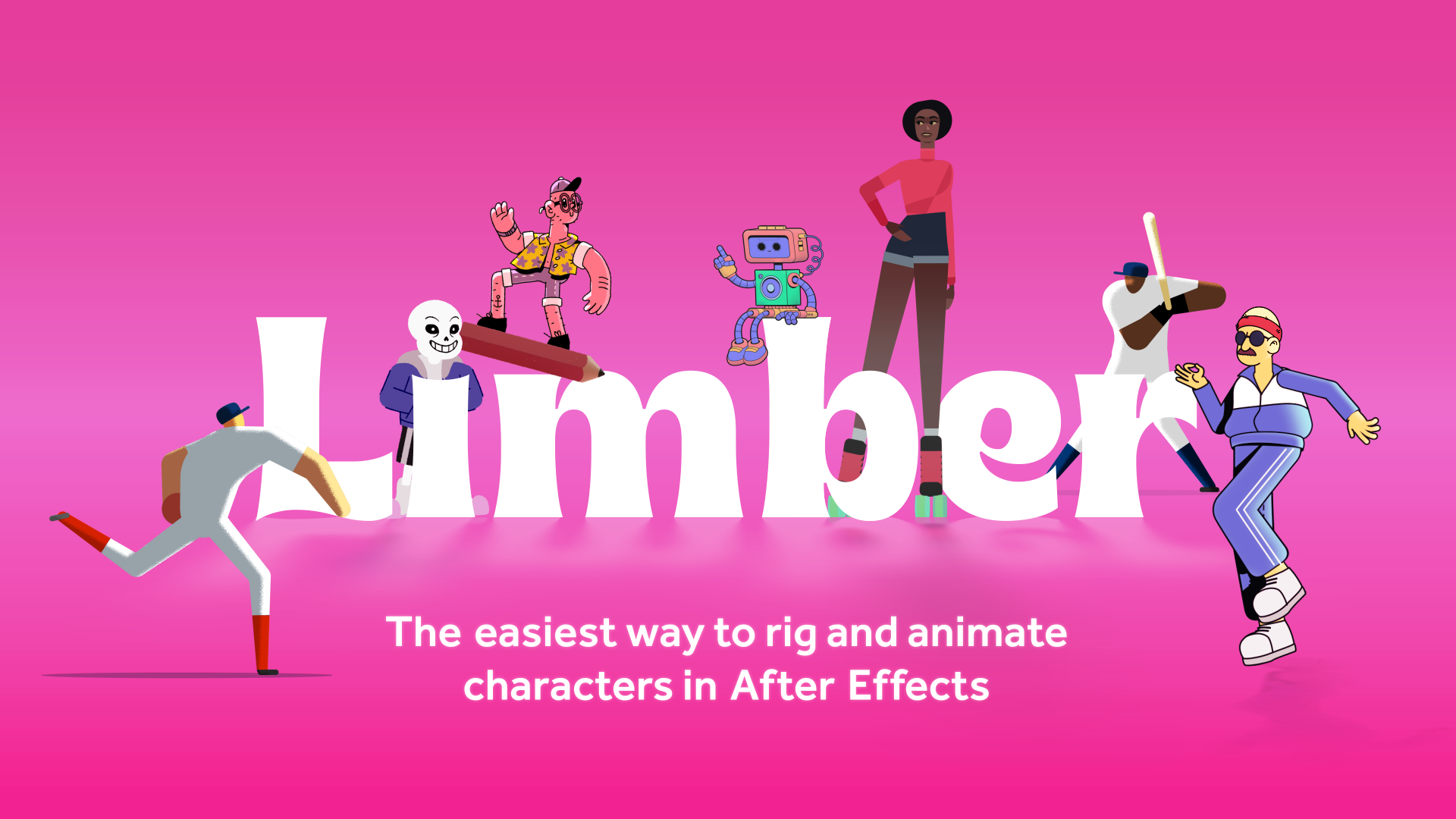 Limber v2.0.6 fro After Effects 二维人物角色骨骼IK绑定脚本