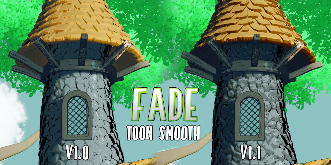 Fade-Toon Asset Pack v1.4.3 fro Blender 卡通风格着色器插件
