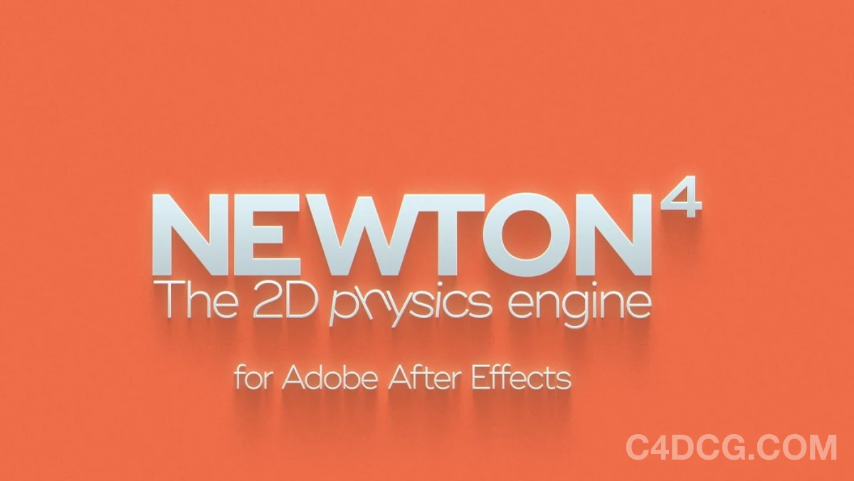 Motion Boutique Newton V4.0.77 Fro After Effects 2D 图层物理模拟动力学插件