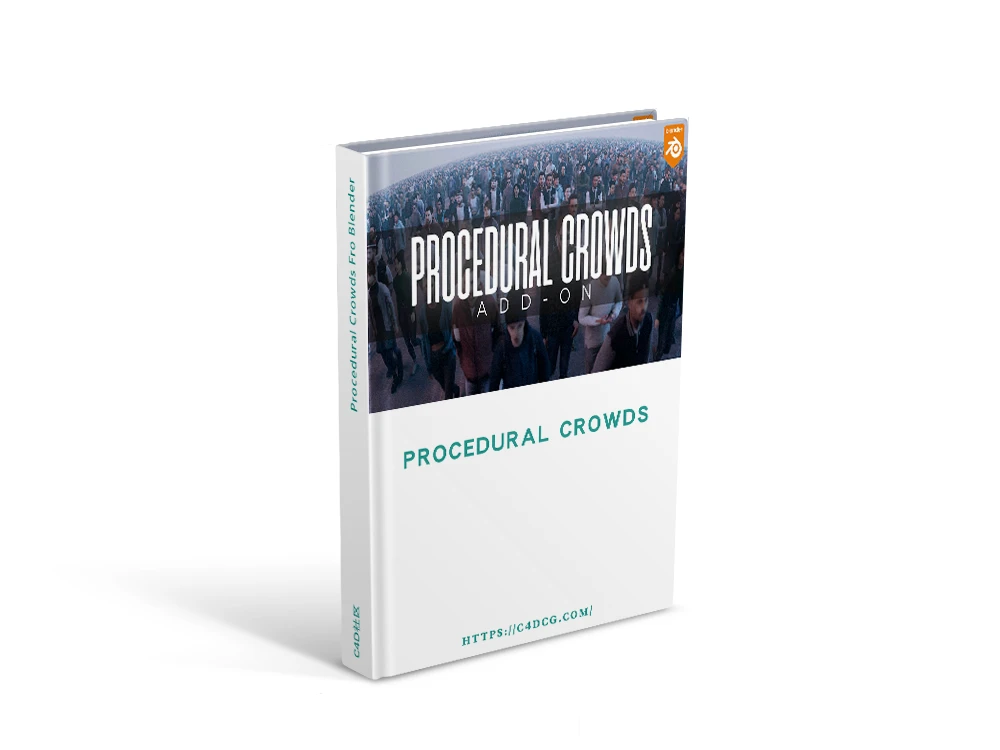 Procedural Crowds v2.1.2 Fro Blender 程序化人群生成插件
