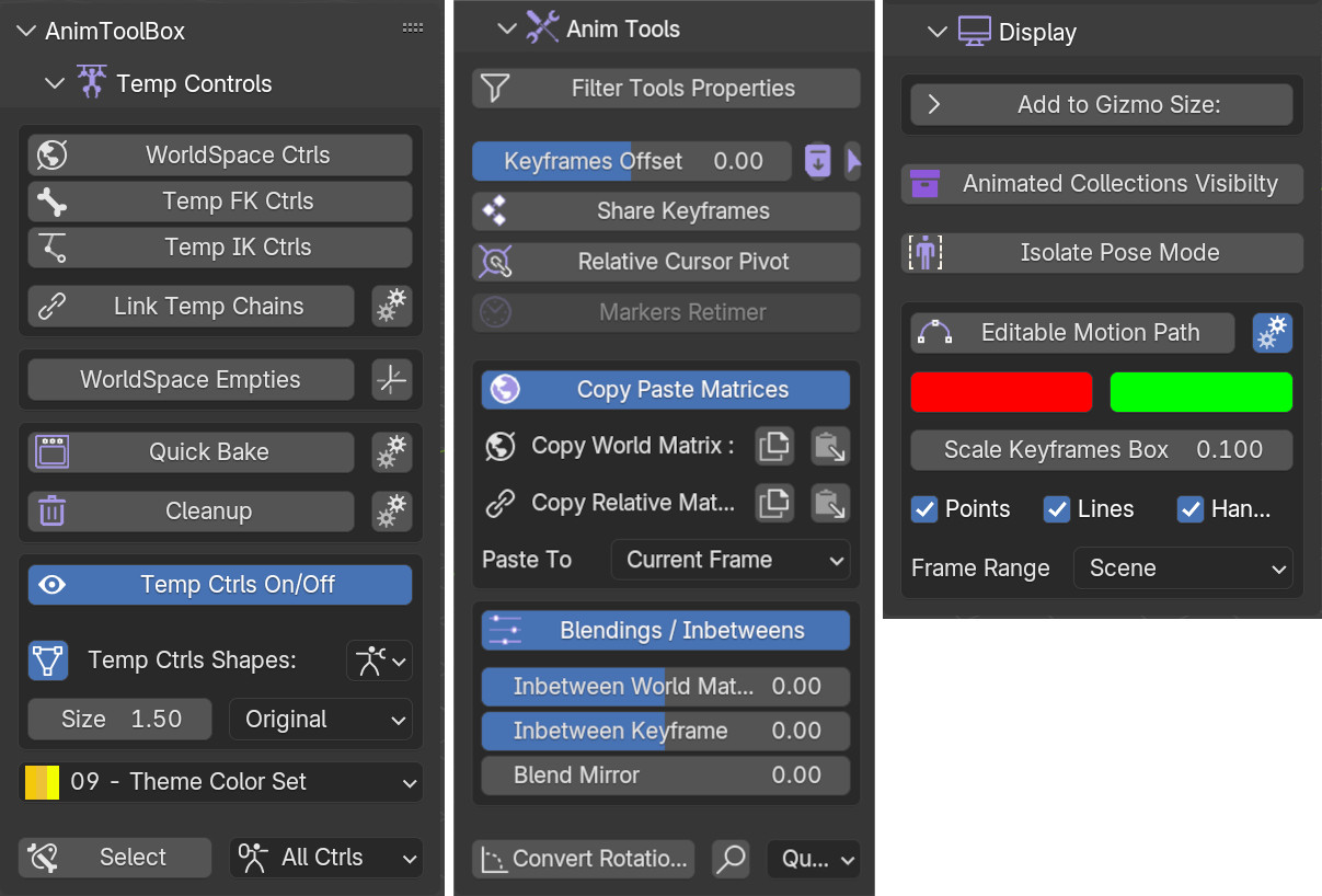 AnimToolBox V0.0.6.3 fro Blender动画工具插件包