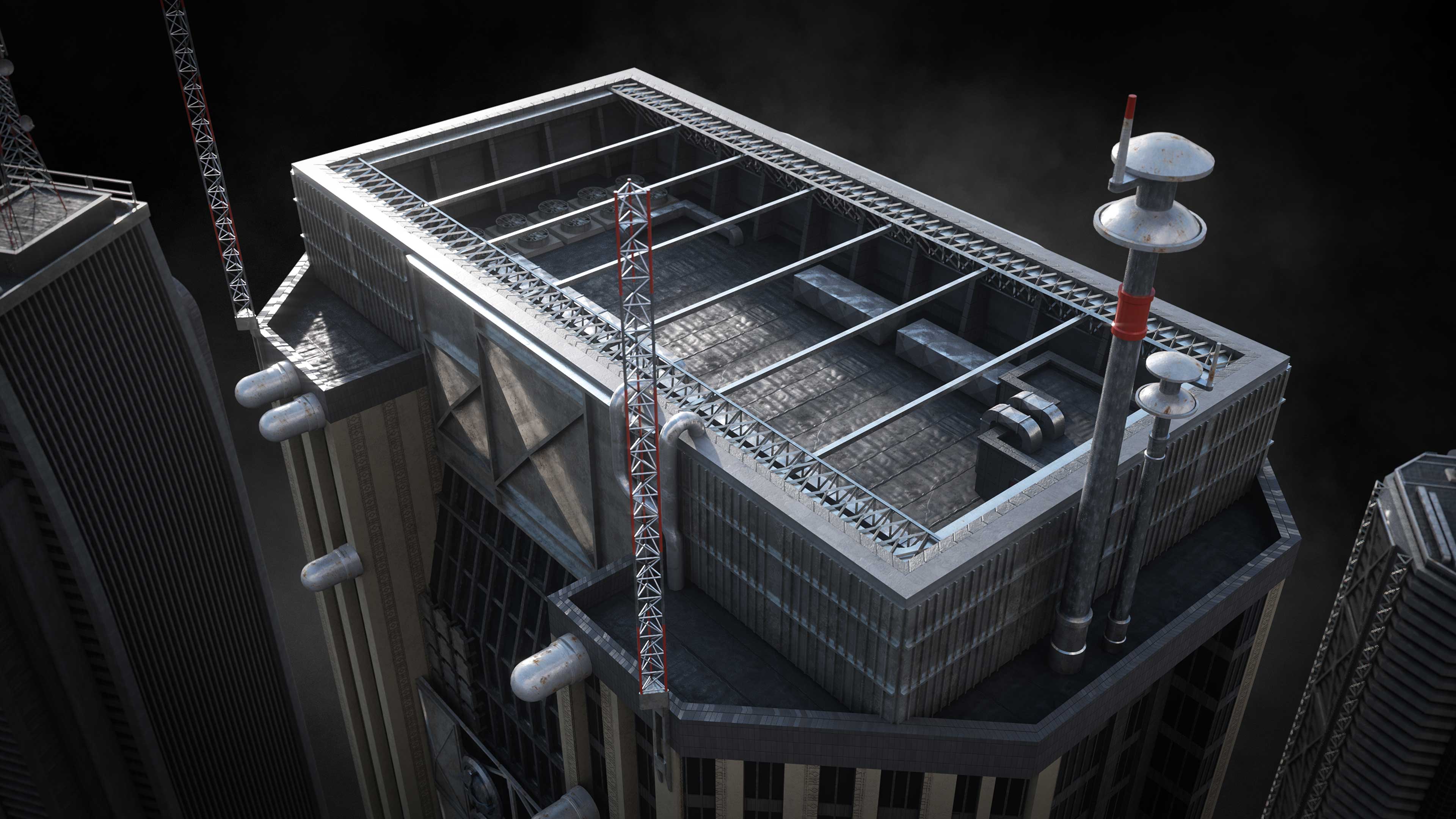 日本未来城市楼房建筑 blender模型 Neo Tokyo