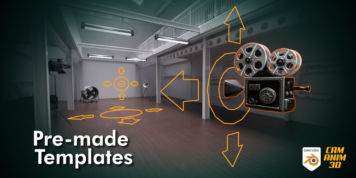 Cam Anim 3D for blender 镜头运动合集预设