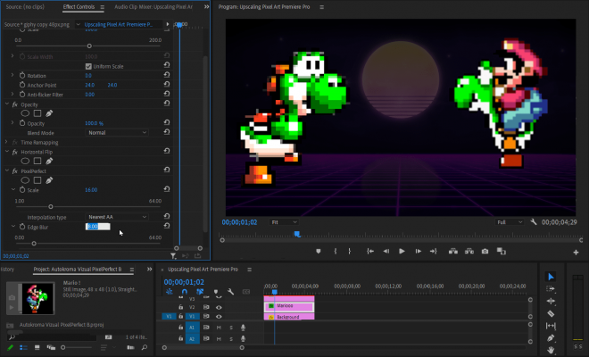 Vizual PixelPerfect v1.0.5 fro AE/PR 像素化视觉特效插件