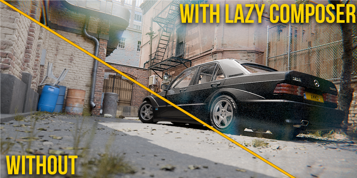 Lazy Composer V1.0 fro Blender 高级后期合成插件