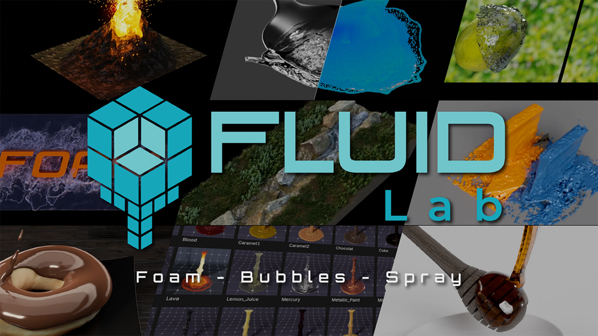 FluidLab v1.2.0 fro Blender 流体模拟插件