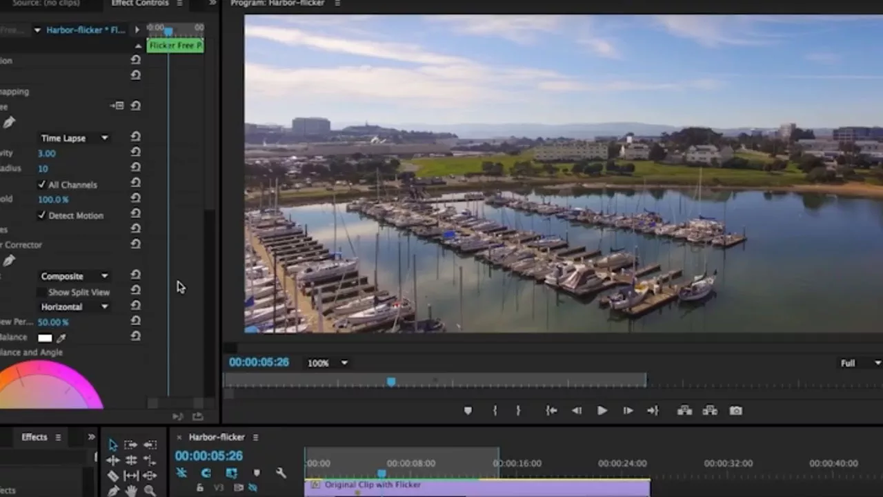 Flicker Free OFX v2.2.3 CE Fro Vegas/达芬奇/Nuke/Scratch 视频延时去闪烁插件