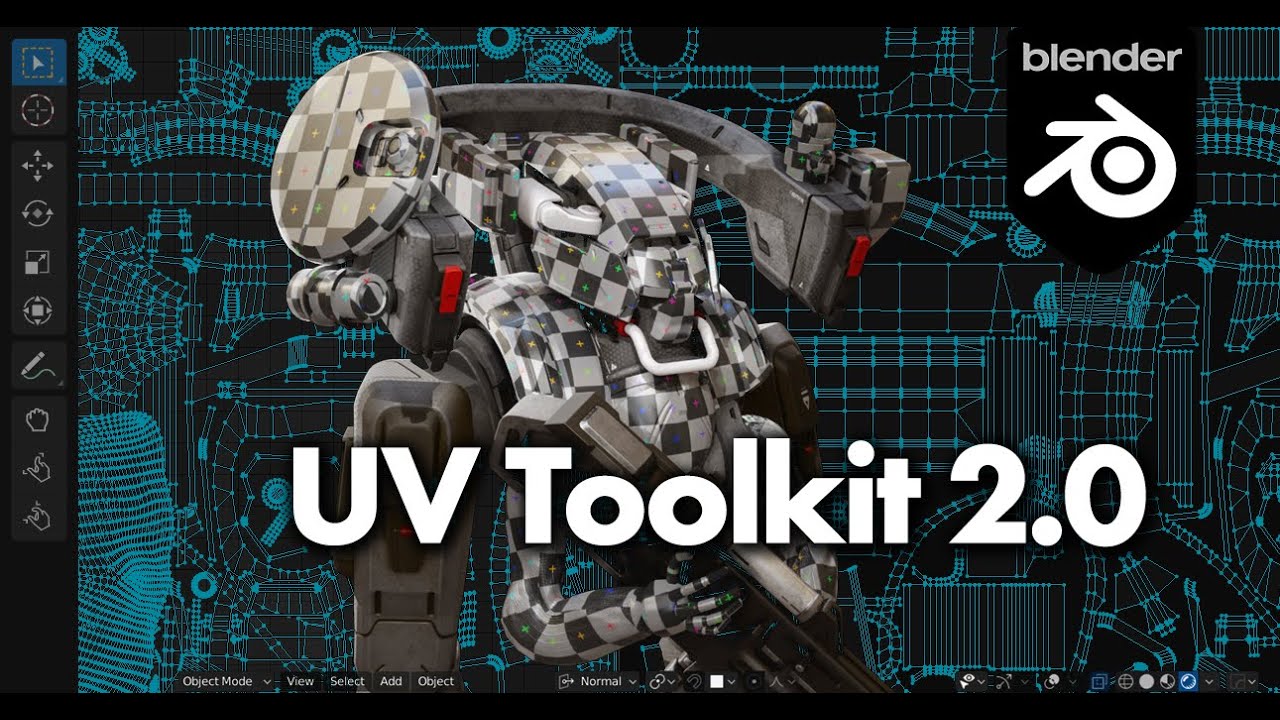 Market UV Toolkit v2.1.2 Fro Blender 展UV贴图插件