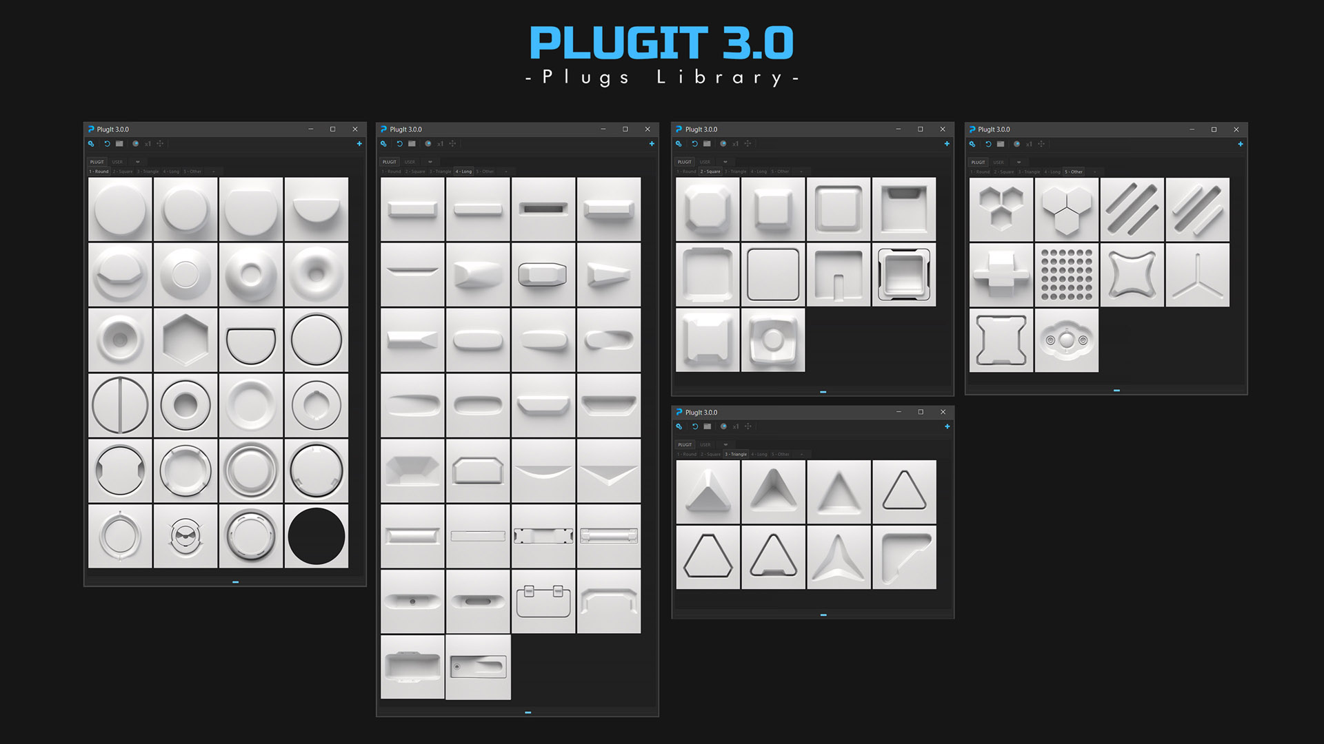 PlugIt 3.0 For Maya 硬面建模添加细节插件