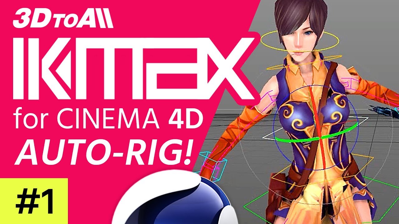 3Dtoall IKMAX C4D v2.0 for Cinema4D 角色绑定插件