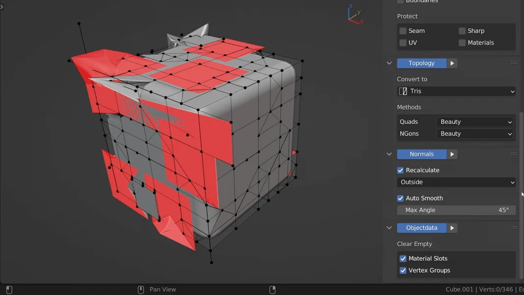 Instant Clean V2.2.0 fro Blender 布线优化插件