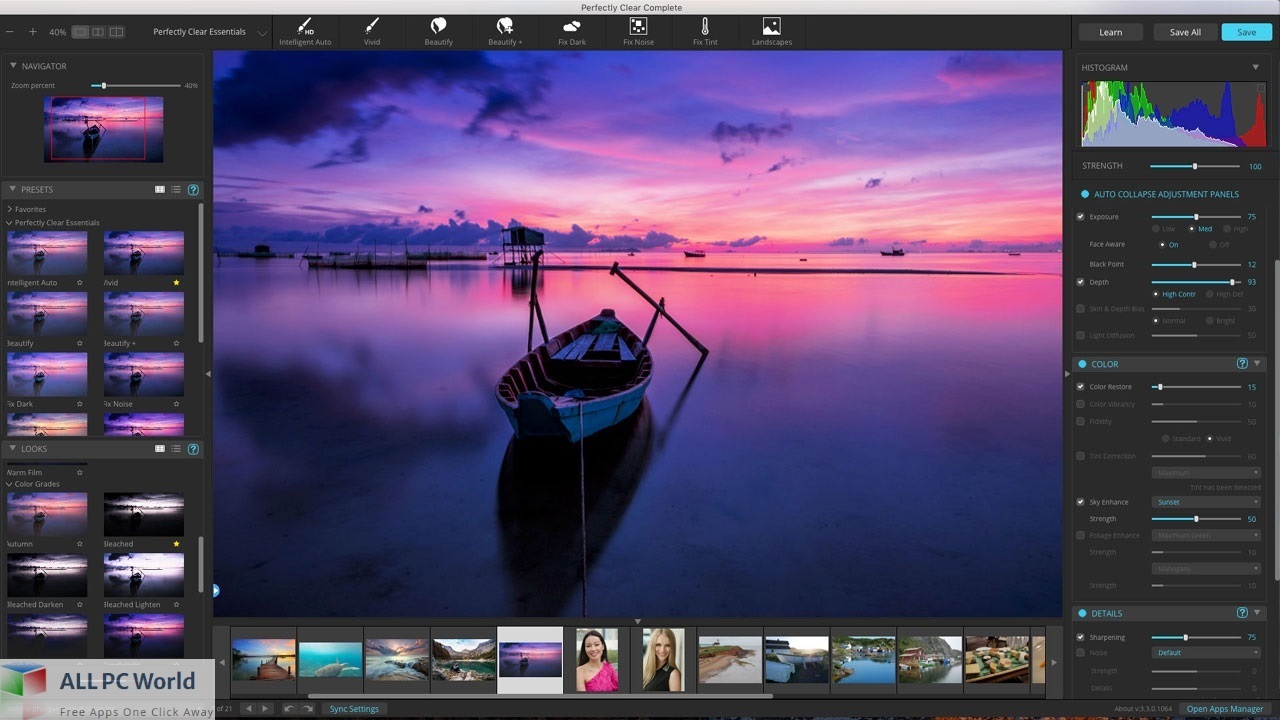 Perfectly Clear WorkBench 4.6.1.2709 智能照片修饰调色锐化磨皮软件