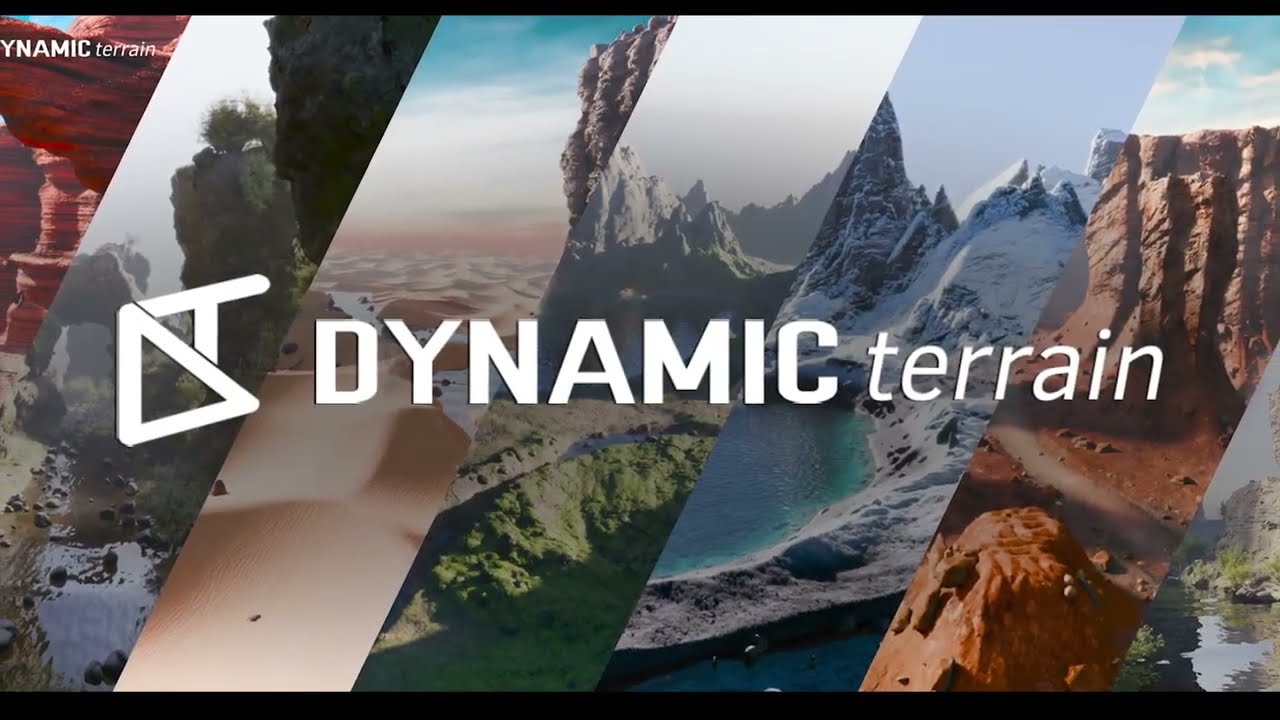 Dynamic Terrain v1.0.3 fro Blender 地形生成插件
