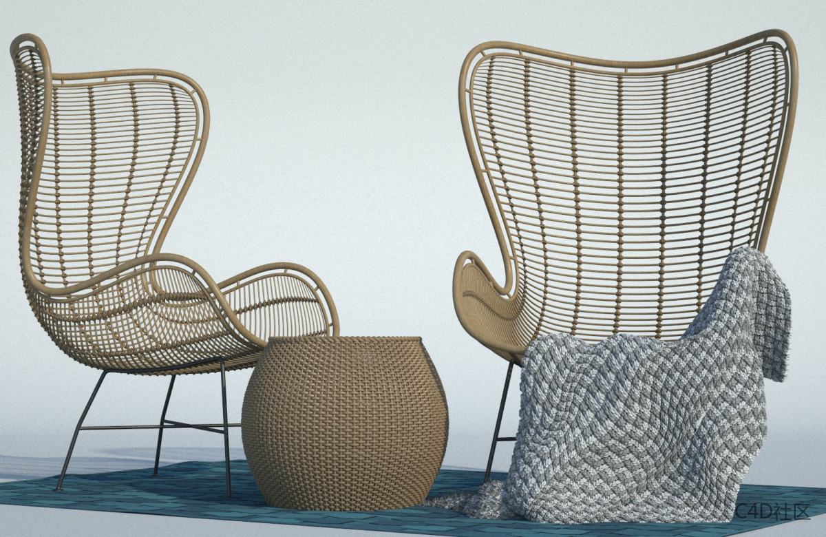 Q-GEOtexture V1.5 fro Cinema 4D 模型变形器效果插件