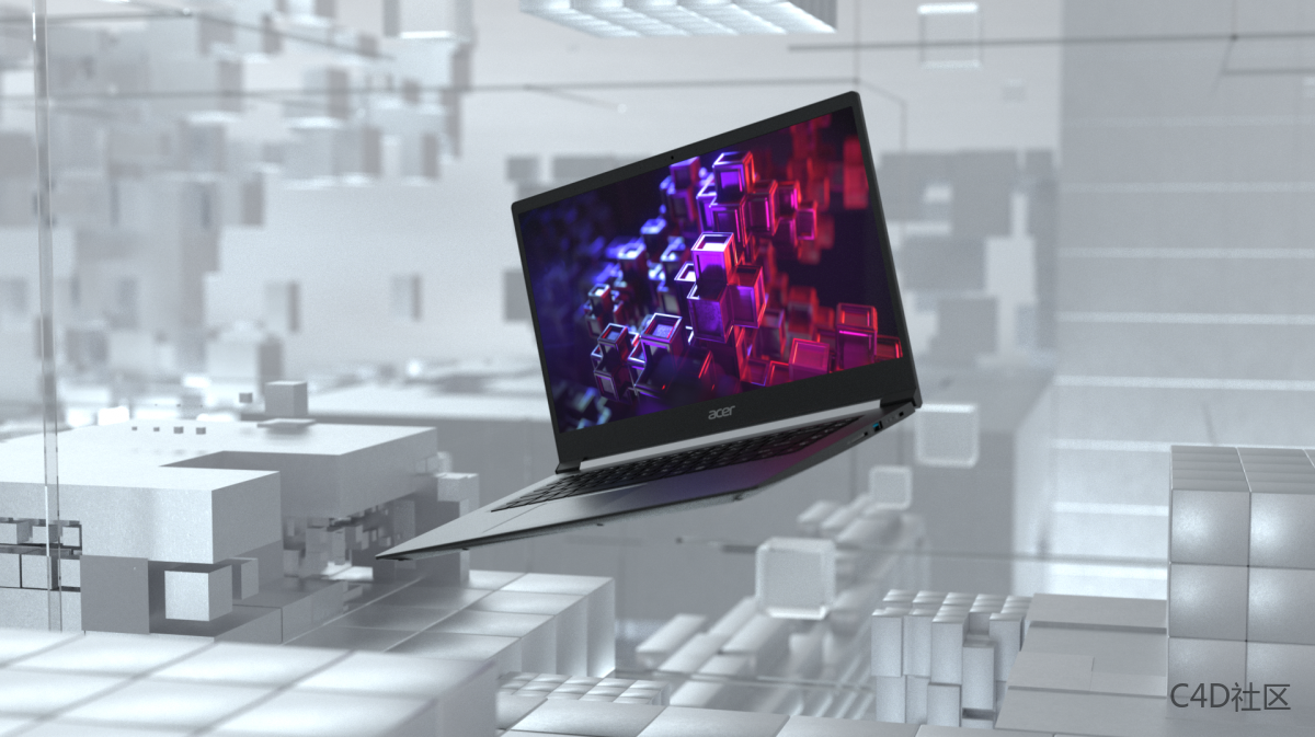 3D动画设计欣赏：华硕 Flipbook 13宣传视频