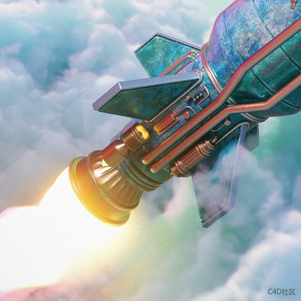 创意性快乐的小角色