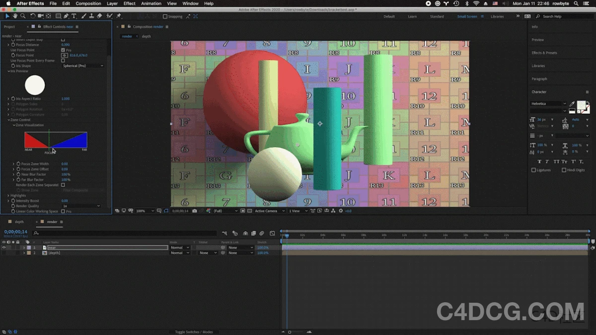 Fast Bokeh Pro V2.1.3 Fro After Effects 镜头模糊景深插件