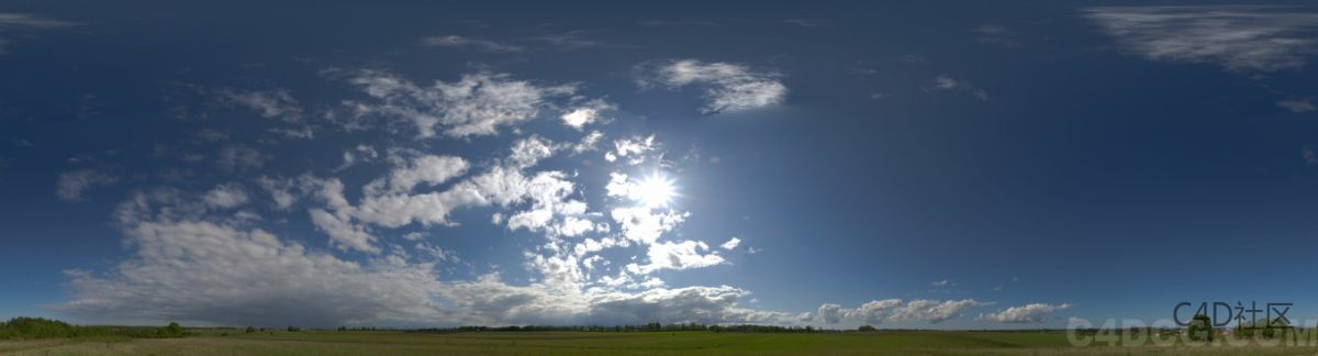 24K全景天空（2）中午-HDRI天空贴图