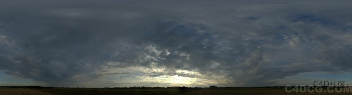 24K全景天空（4）晚霞-HDRI天空贴图