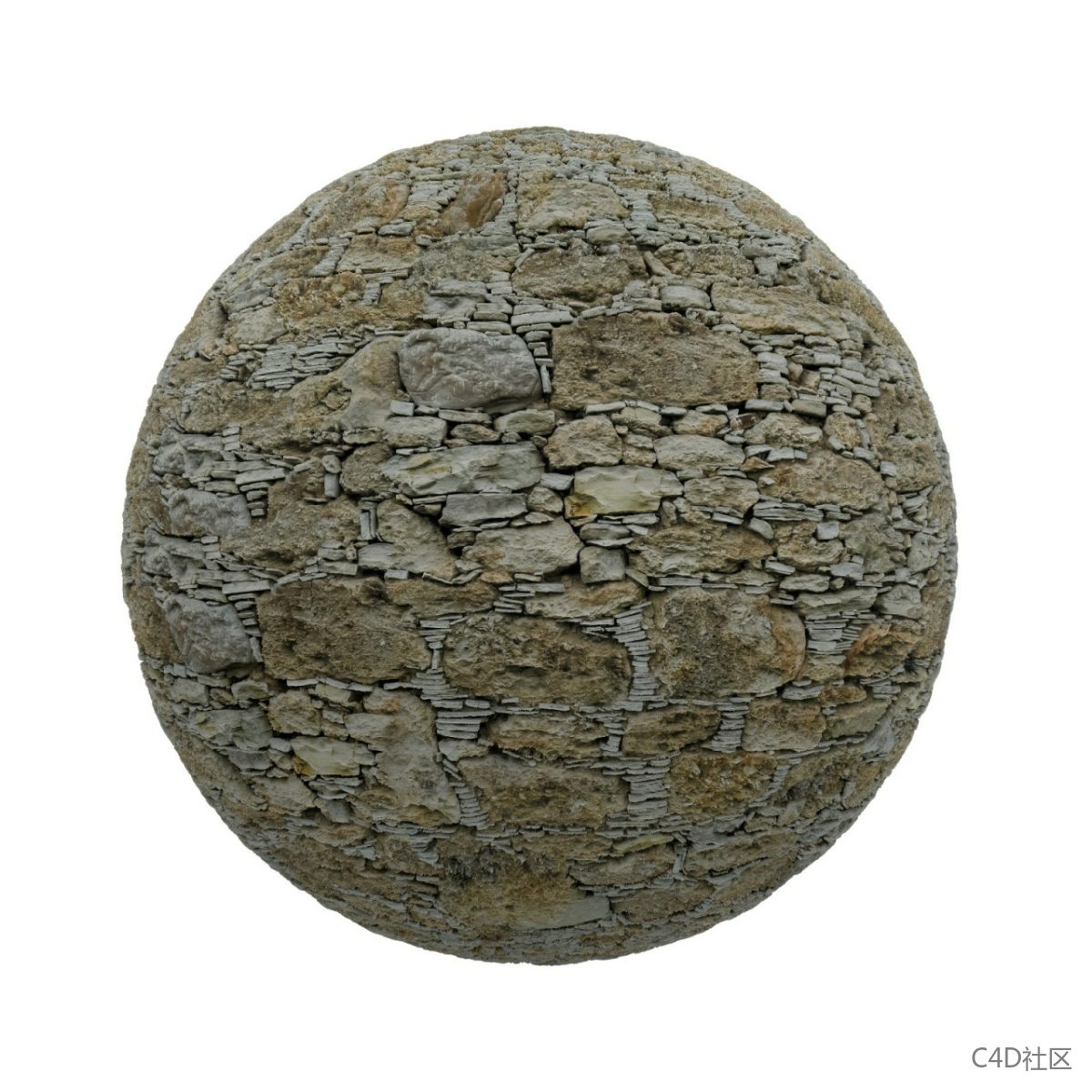 ​不规则石头墙壁