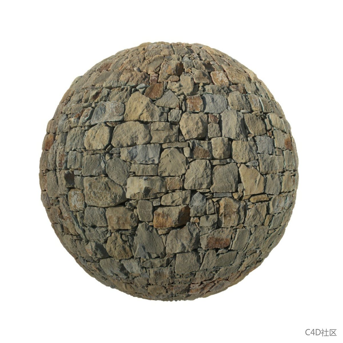 不规则石块路面/墙面