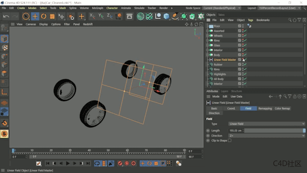 RocketLasso Mesh To Spline v1.0 Fro Cinema 4D 多边形网格和轮廓转样条线插件