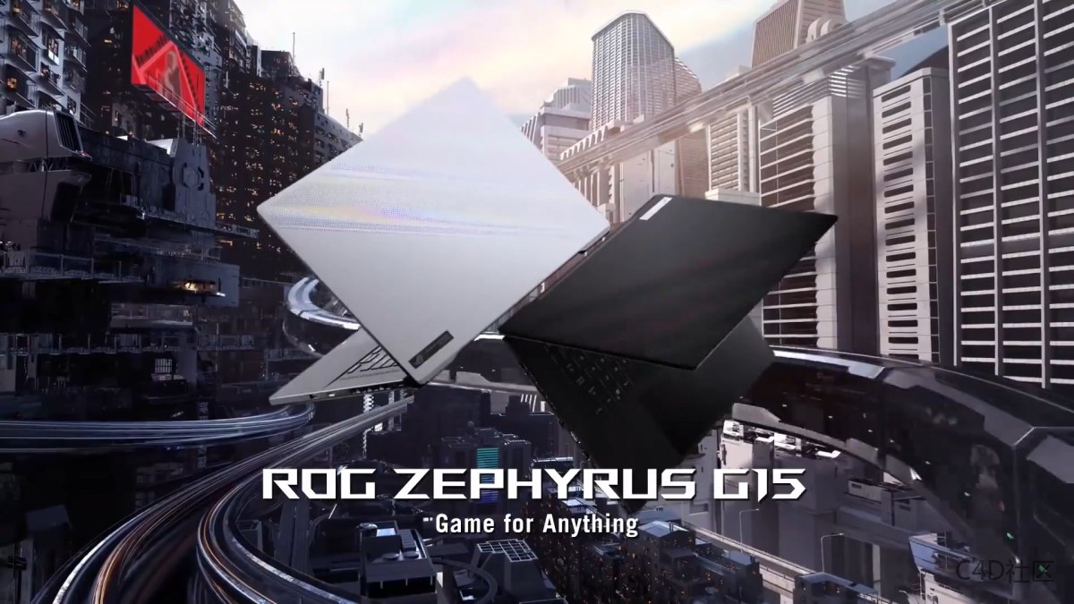 华硕ROG笔记本产品动画-ROG Zephyus G15